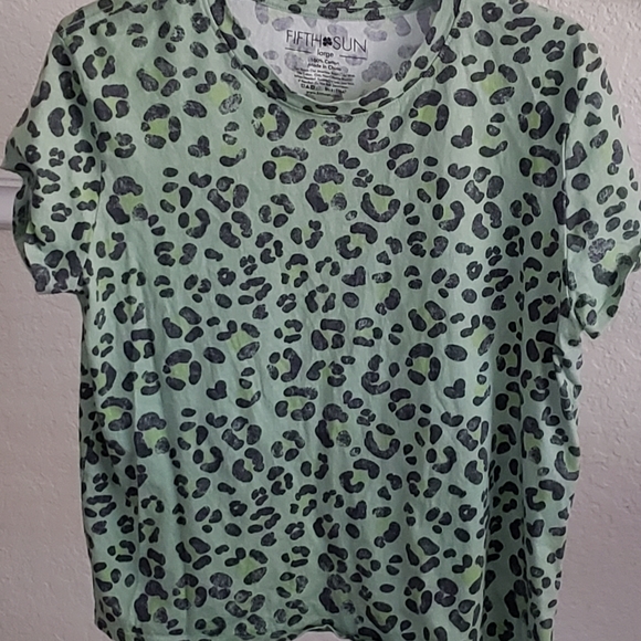 Tops | Leopard Print Tshirt | Poshmark
